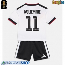 Maglie da calcio Germania Nick Woltemade #11 Prima Maglia Bambino Mondiali 2026  Manica Corta + Pantaloni corti)